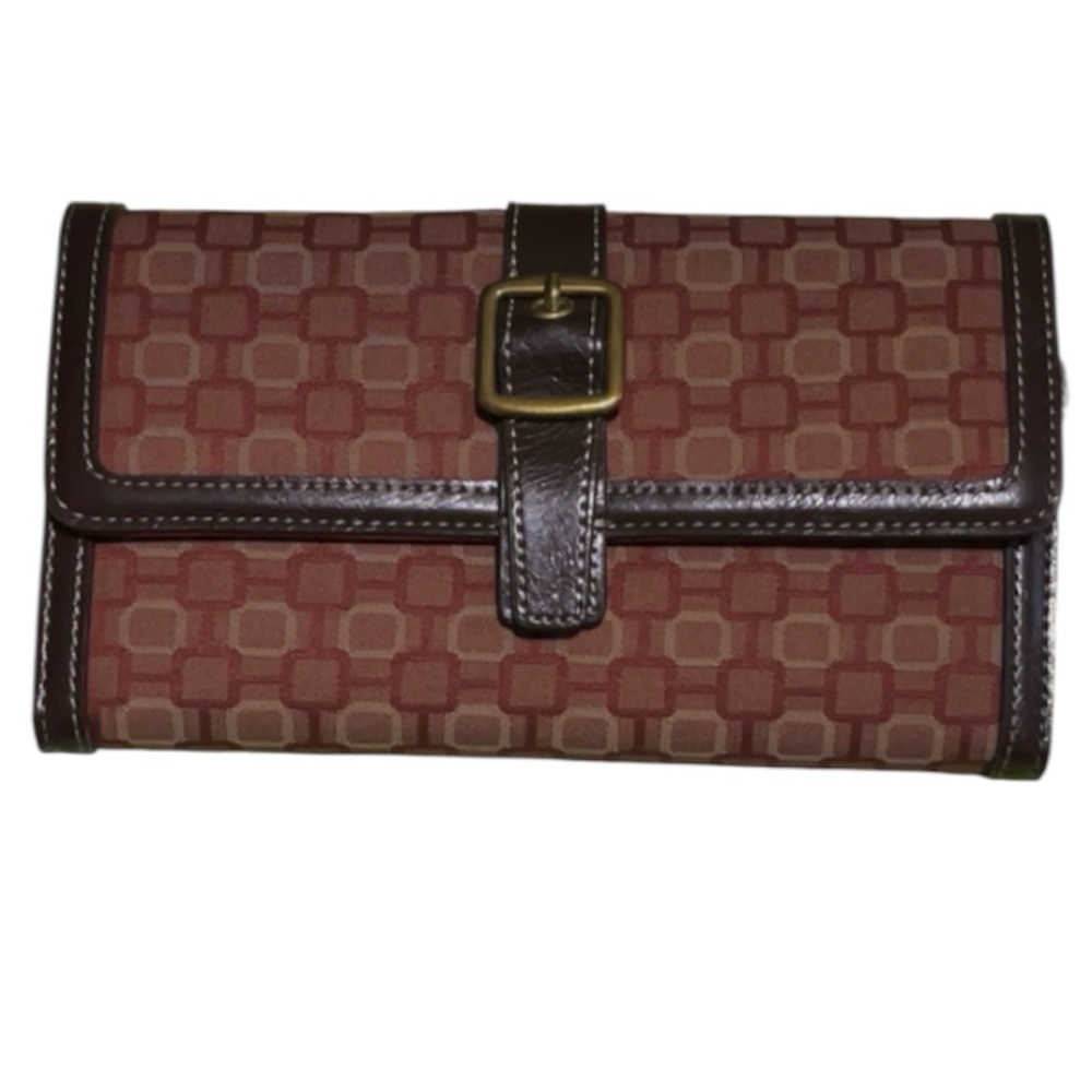 Nine West “City Signs”Trifold Geometric  Wallet